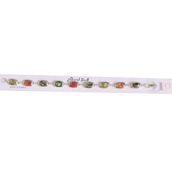 👋 3/$15 FASHION JEWELRY OVAL BRACELET NWT - Picture 1 of 5